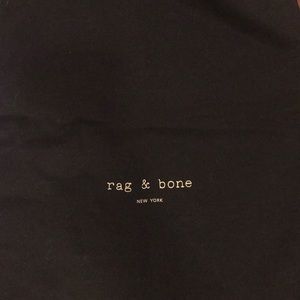 Black Rag & Bone Dustbag Shoe Bag Small Pouch